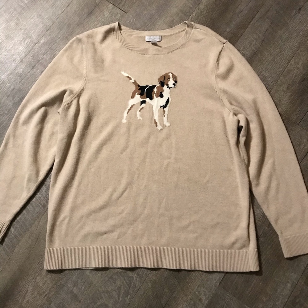 Charter Club Hound sweater size XL